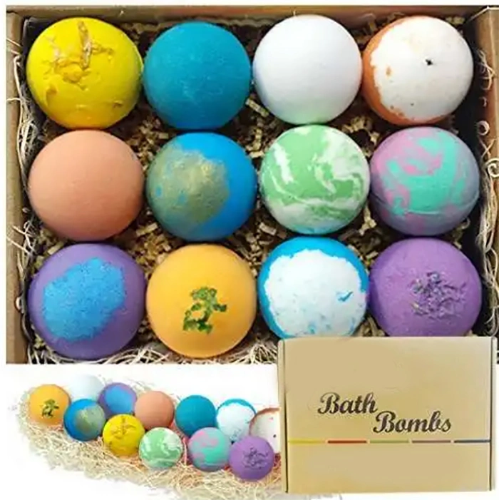 OEM Hot Sale Organic and Natural Fizz Bath Bombs SPA Bath Bombs Gift Sets with Private Label