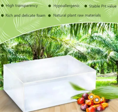 Base De jabón transparente personalizada para derretir y verter, Base vegetal natural, materia prima De Jabon para hacer jabón DIY
