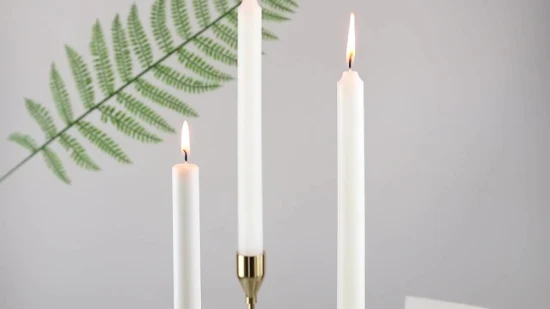 Velas blancas al por mayor, velas decorativas para el hogar con pilar de Velas de cera Bougies 18g de África